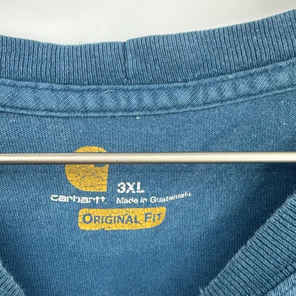 Carhartt Custom Bleach Splatter Short Sleeve Shirt Size 3XL Upcycled - Picture 4 of 6